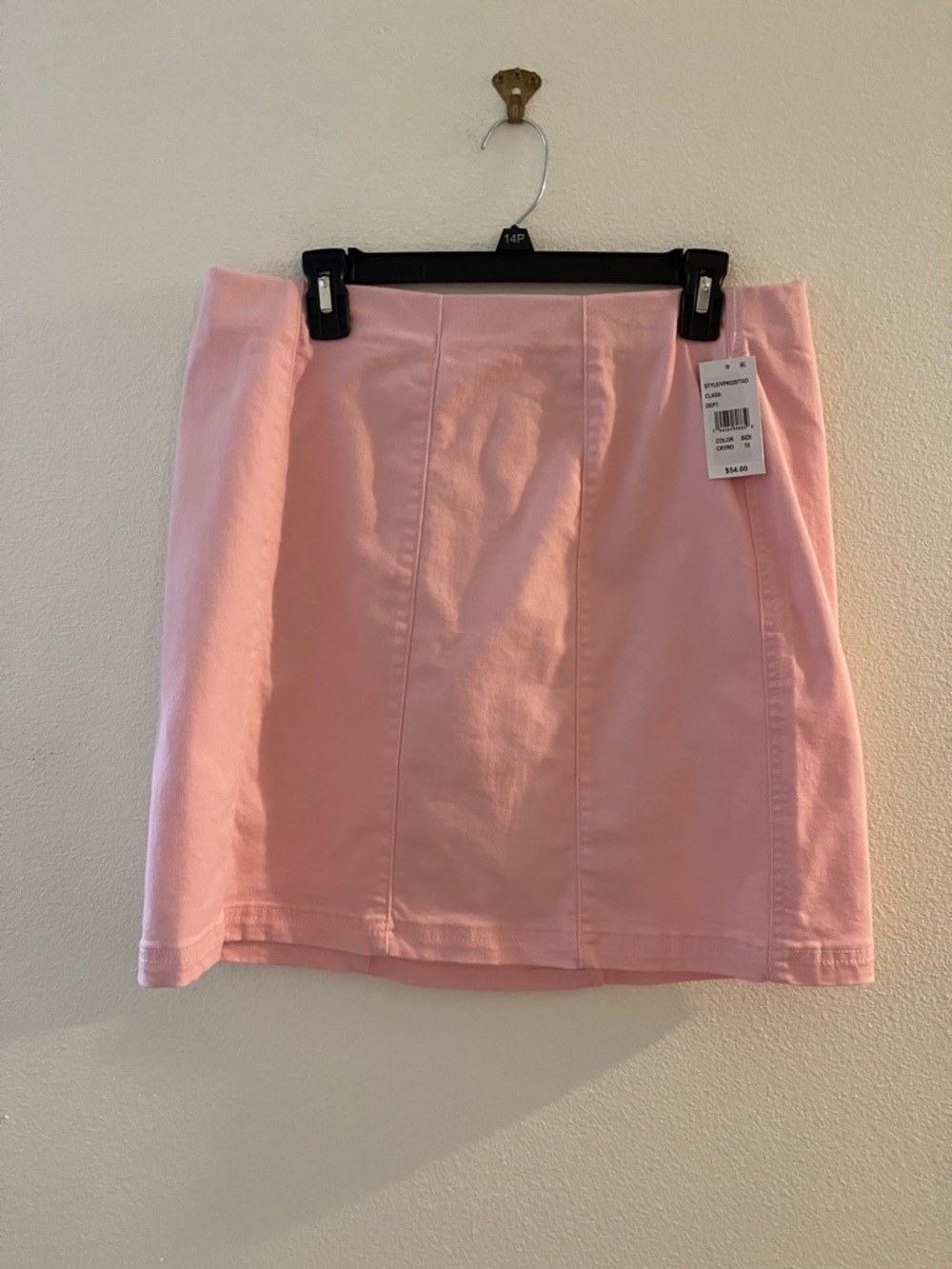 Soft Pink Panel A-Line Skort